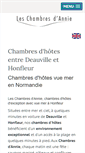 Mobile Screenshot of leschambresdannie.fr