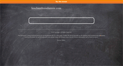 Desktop Screenshot of leschambresdannie.com